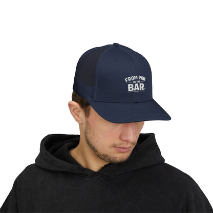 From Par to the Bar Trucker Hat - Golf SnapBack